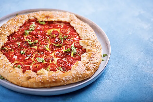 Ricottás-paradicsomos galette